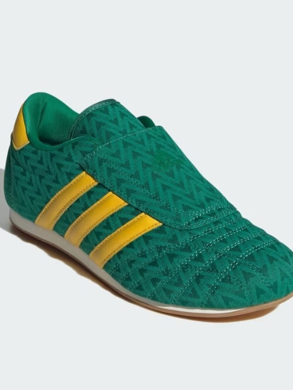 Adidas Originals Taekwondo W Size 7 New in Box Green/ Yellow / Gum sole